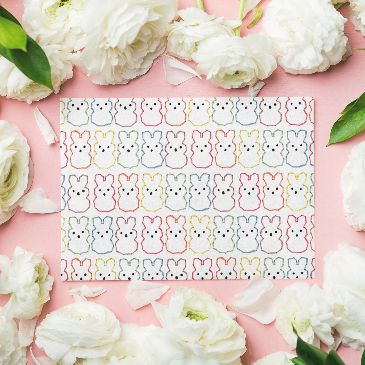 Allover Peeps | Printed Card