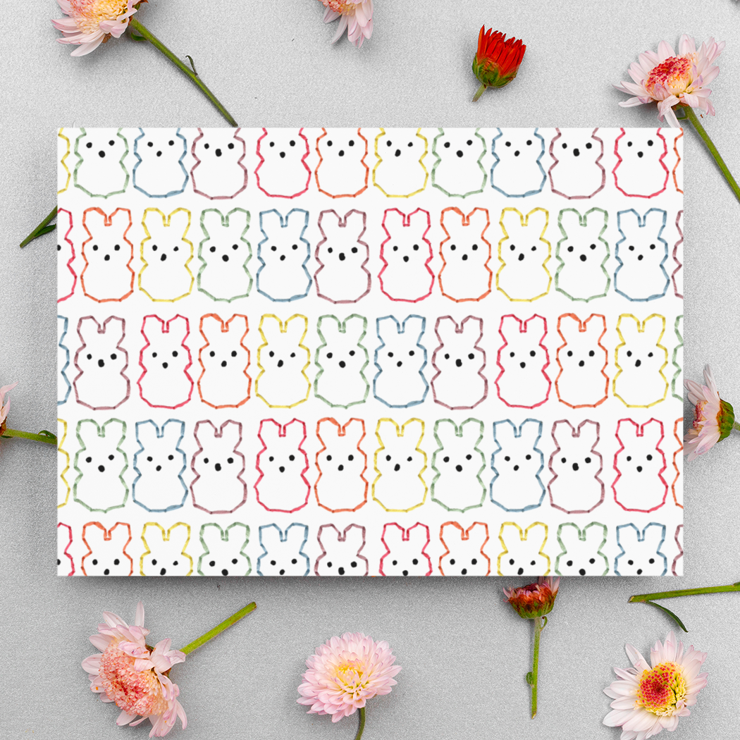 Allover Peeps | Printed Card