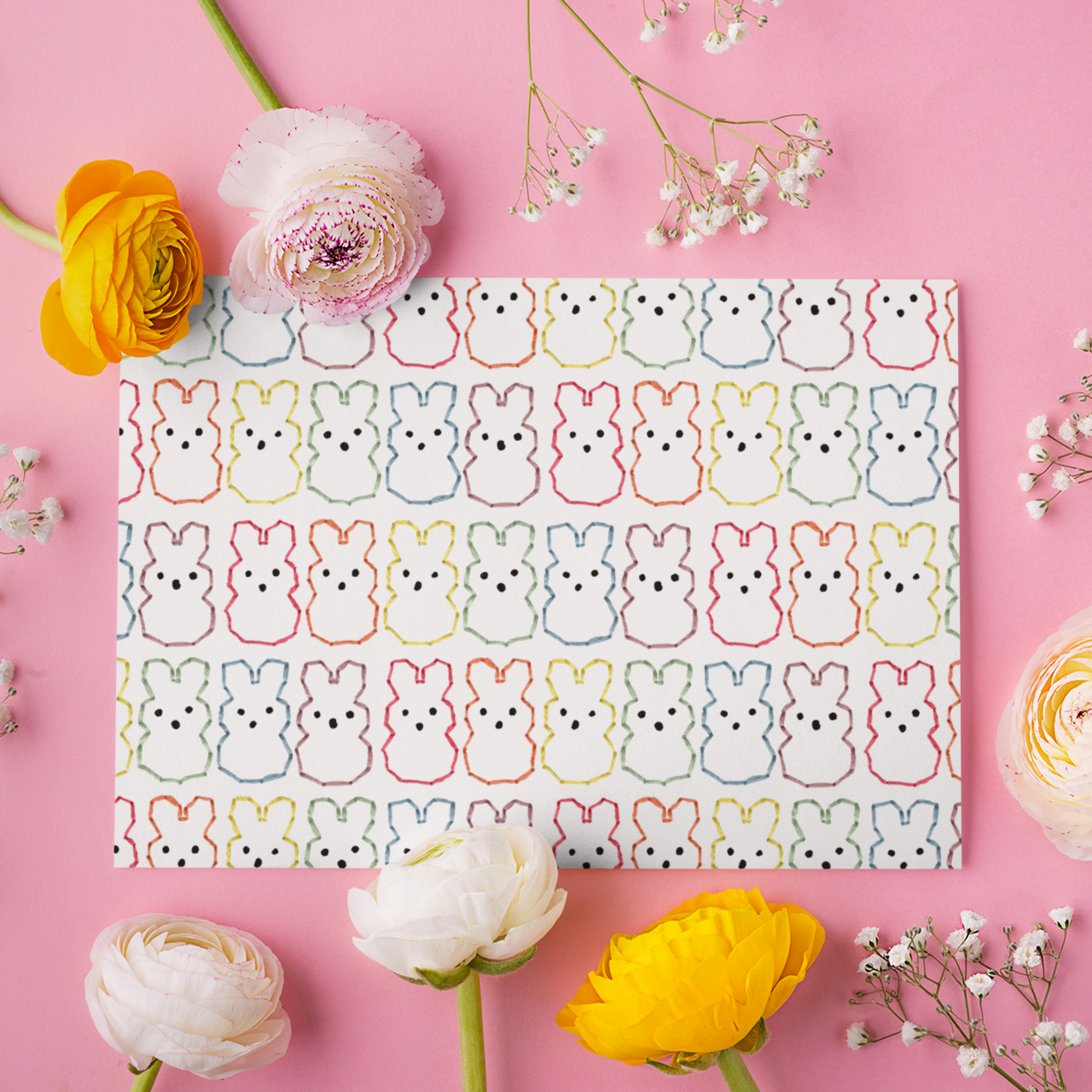 Allover Peeps | Printed Card