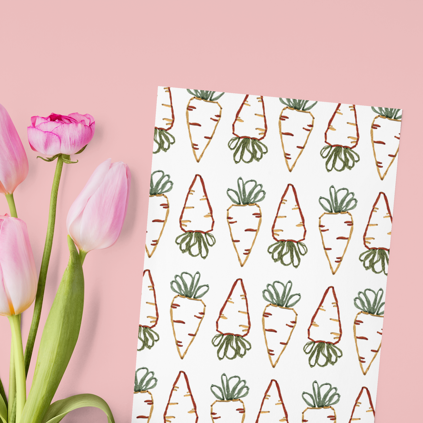 Easter Carrots | Printed Card