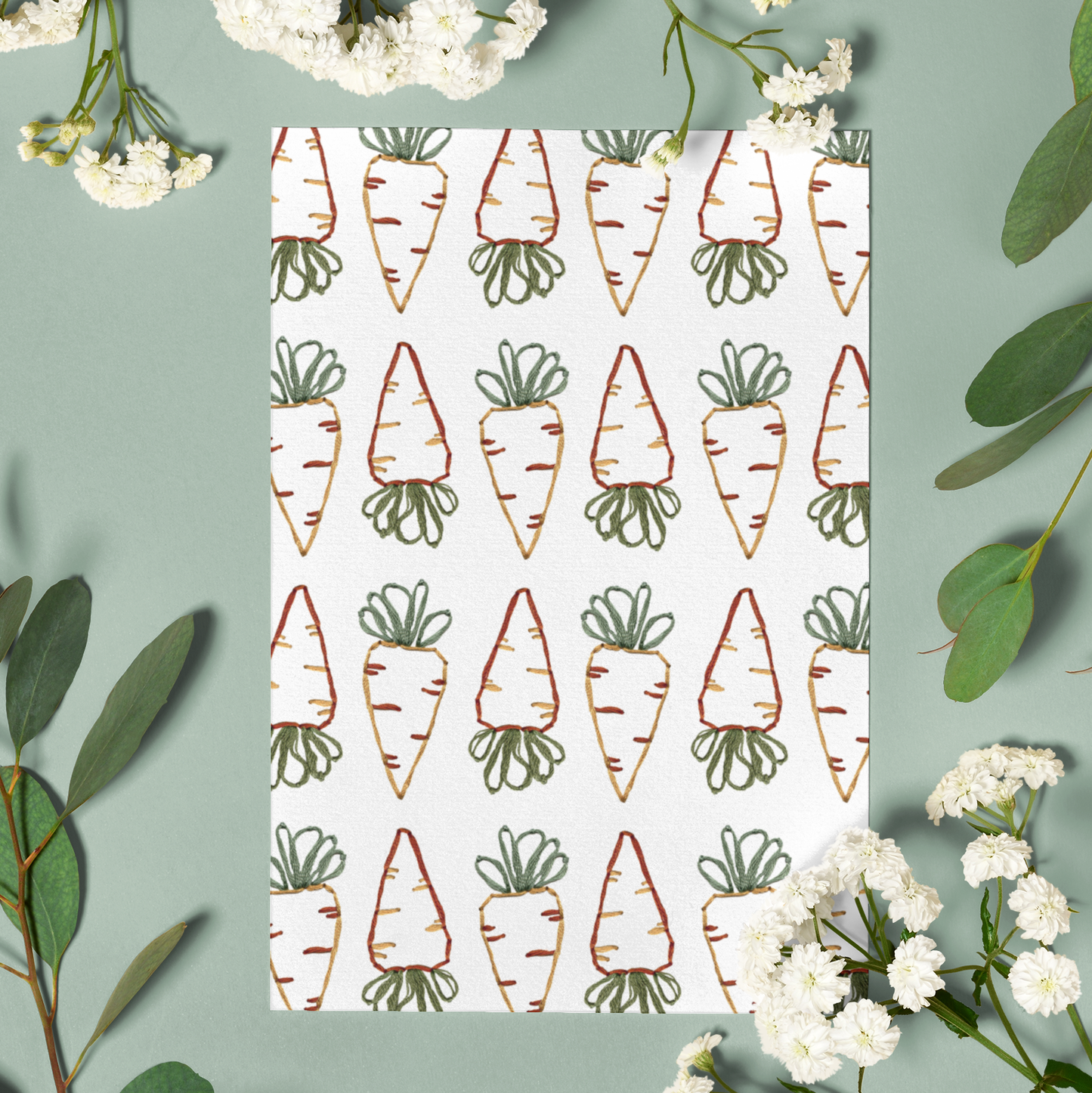 Easter Carrots | Printed Card