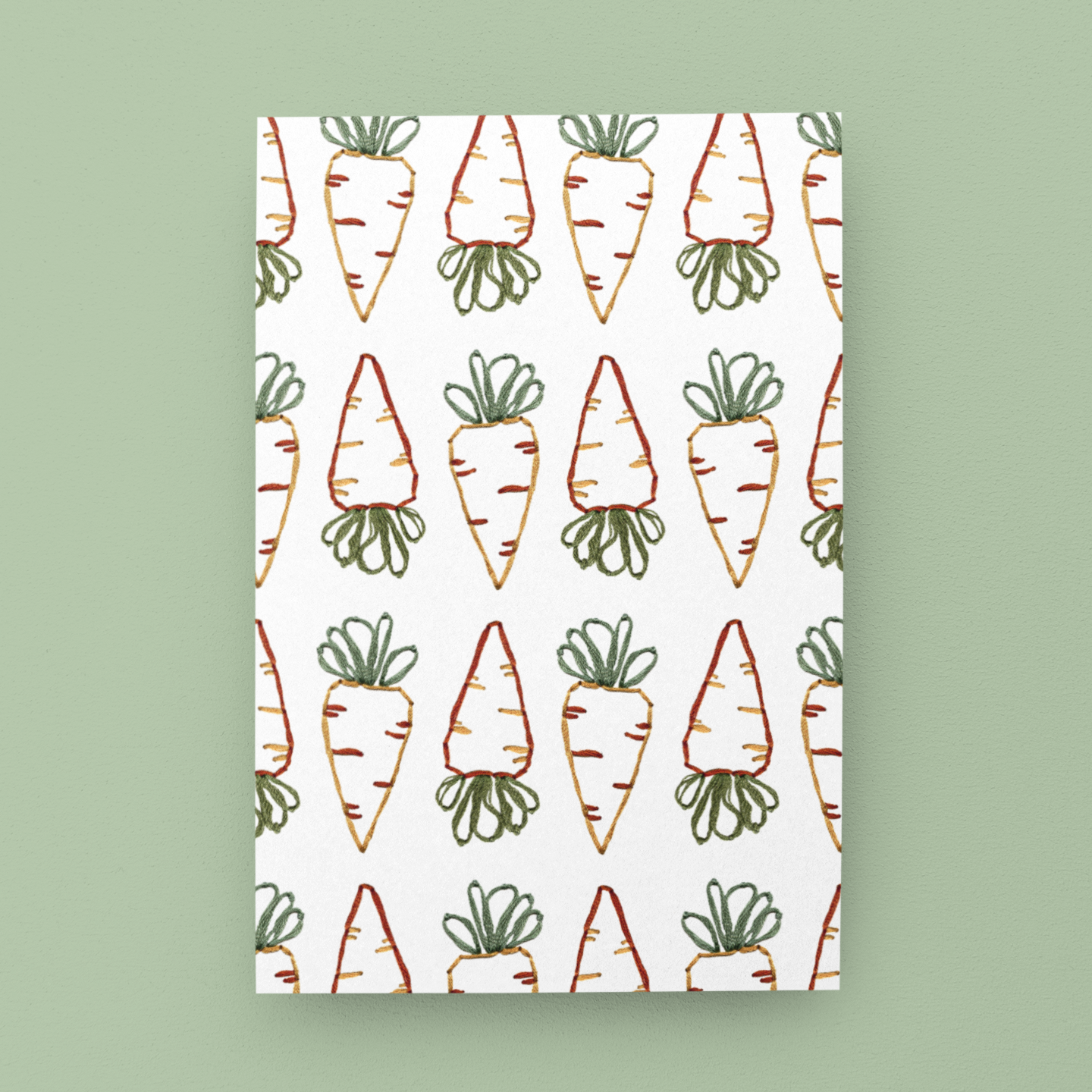 Easter Carrots | Printed Card