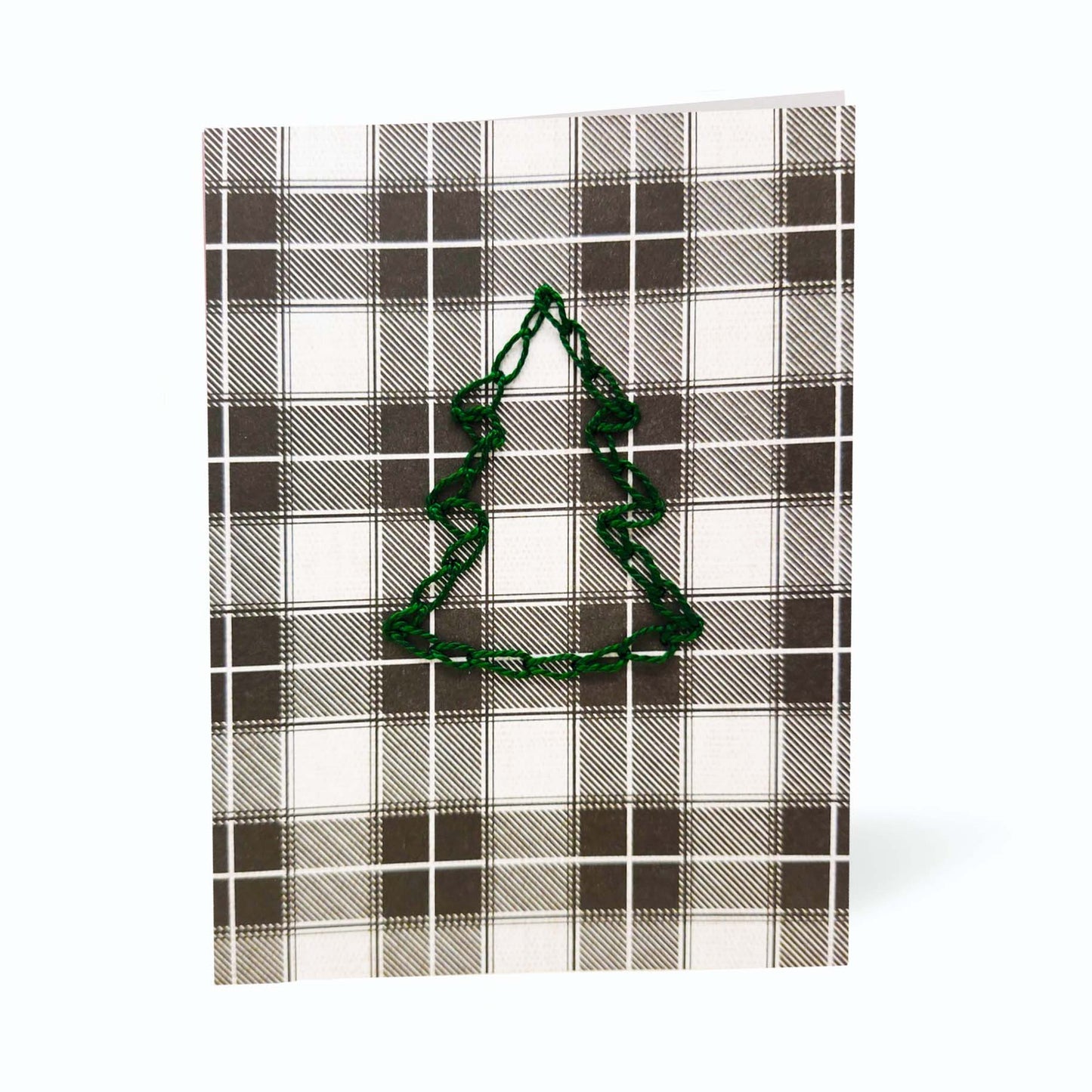 Christmas Tree Emoji Embroidered