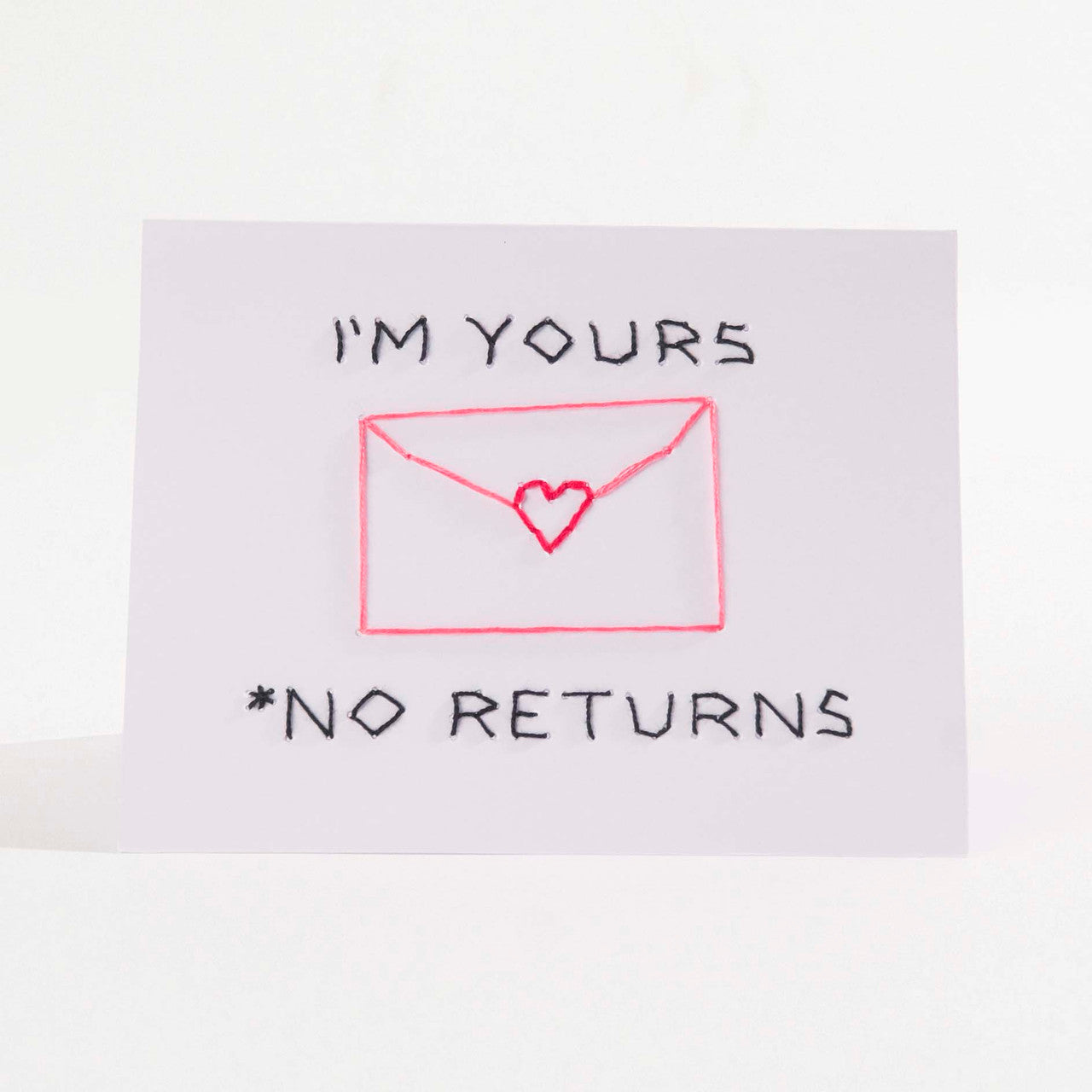 I'm Yours, No Returns | Card