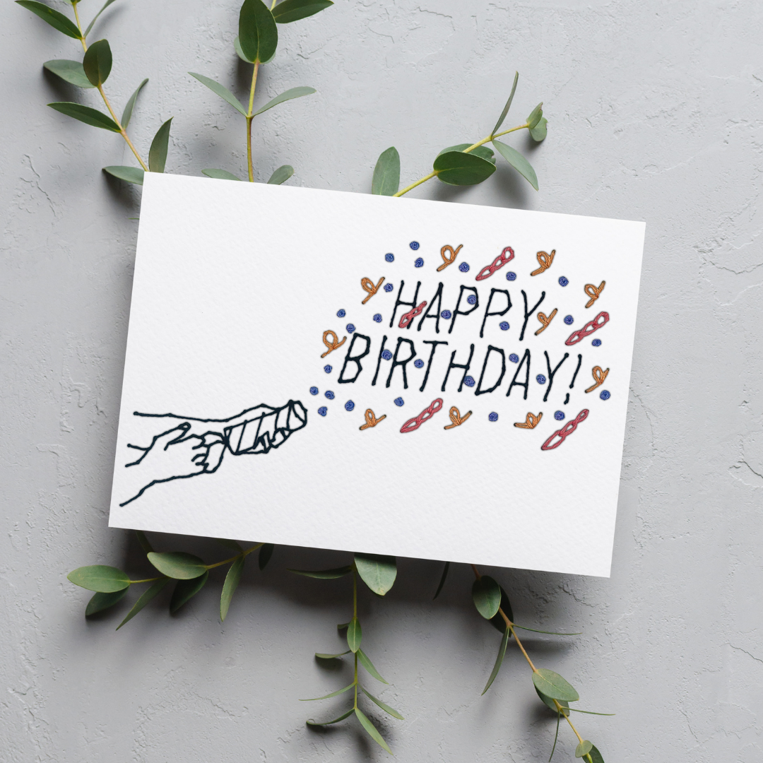 Birthday Popper | Printed Card