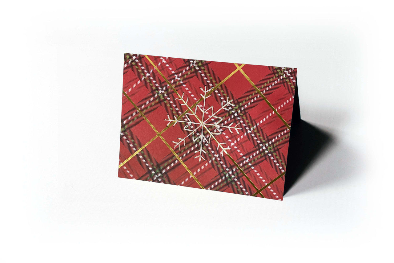 Christmas Plaid Snowflake