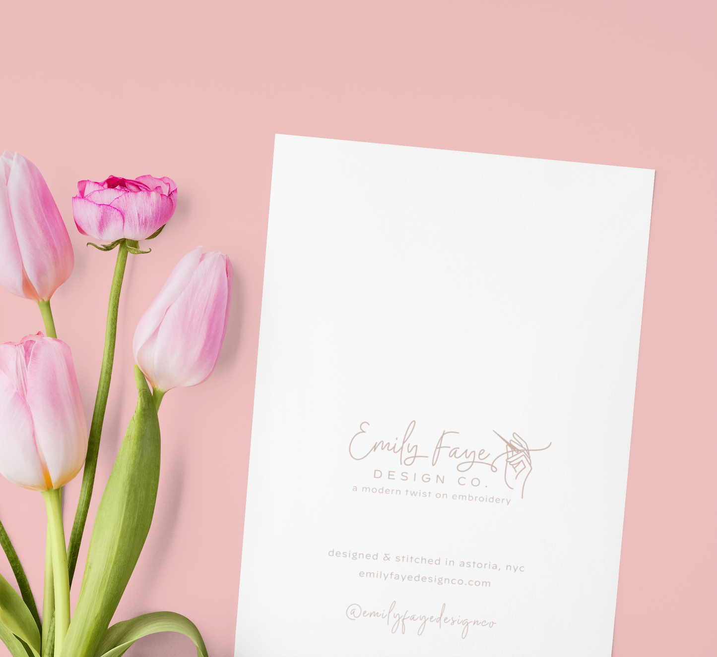 Merry & Bright Printed Card