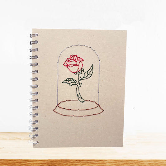 Enchanted Rose Spiral Notebook