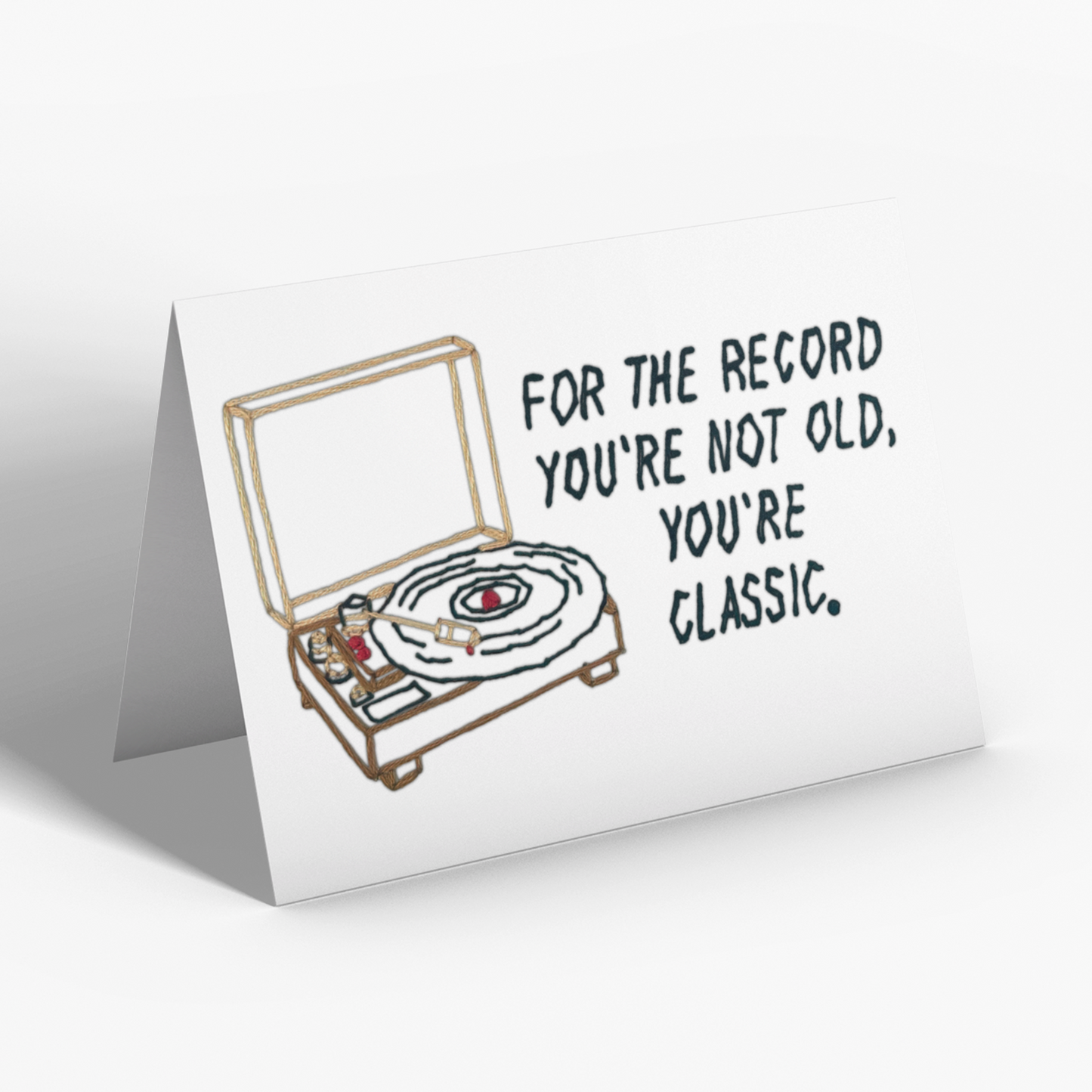 For the Record Birthday Printed Card