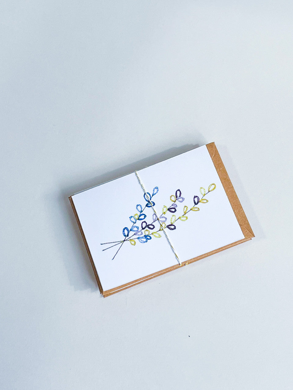 Floral Bouquet Printed Mini Card