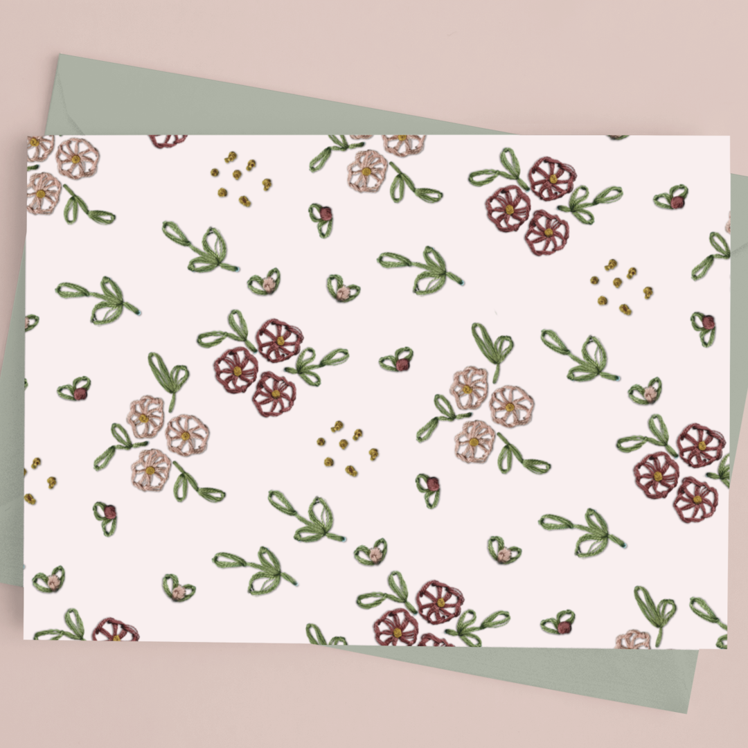 Greeting Card: Classic Florals